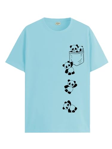 ADRO Tshirt for Men | Printed T Shirt for Men | 100% Cotton T-Shirt |Printed T Shirt | T-Shirts | RN24-POC-MI-XL Mint