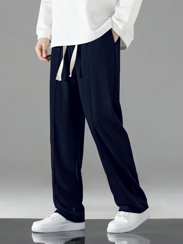 Greciilooks MenS Lycra Cargo Track Pants  Loose Fit Joggers For Men | Korean Style Travel & Lounge Wear With Pockets