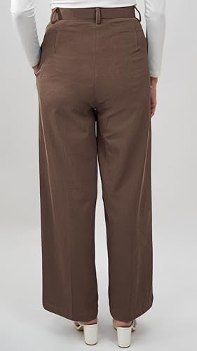 Greciilooks Women High Rise High Waist Wide Leg Trousers | Casual & Formal Pants |Loose Fit Track Pants | Gymwear | Cargo Pants