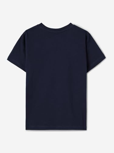 The Souled Store Disney: Just Buzzin Short Sleeves Round Neck Navy Blue Graphic Printed Boys Cotton T-Shirts (2-8 Yrs)
