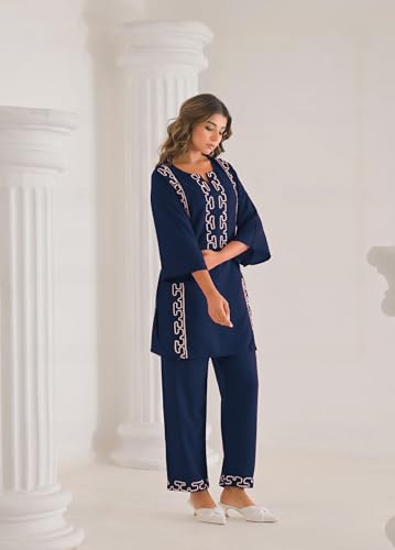 SHIENZY Ethnic Co-Ord Set | Casual Pant Top for Women | Fancy Kurta Set | Full Dress Pair | Stylish Kurti Outfit | Co-Ordination