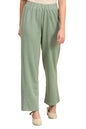 Aurelia WomenS Woven Mid Rise Green Winter Palazzo (Size: L)-24Noa60279-703629