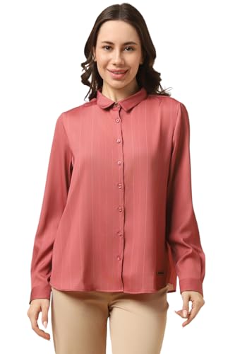Allen Solly Women Regular Fit Striped Button-Down Shirt
