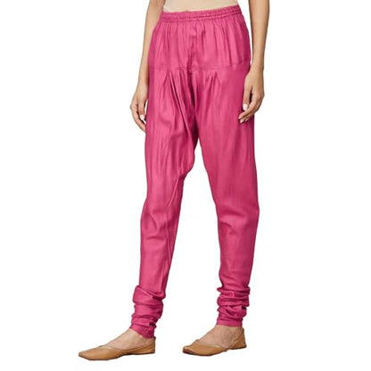 Fabindia WomenS Regular Fit Churidar (1030714Magenta_Magenta