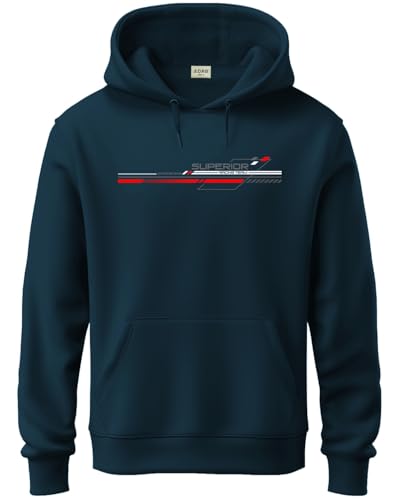 ADRO Hoodies for Men | Printed Regular Fit Hoodie | Cotton Hoodie | Mens Hoodies | Sweatshirt for Men | Hooded Hoodie | H24-RAC-
