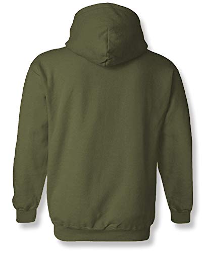 ADRO Believe in Yourself Design Printed Hoodies/Sweatshirts for Men & Women (H20-M-YOU-OL_Olive)