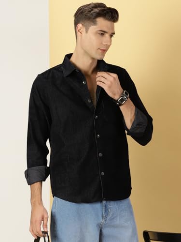 Thomas Scott Mens Slim Fit Shirt (TS1178_Navy