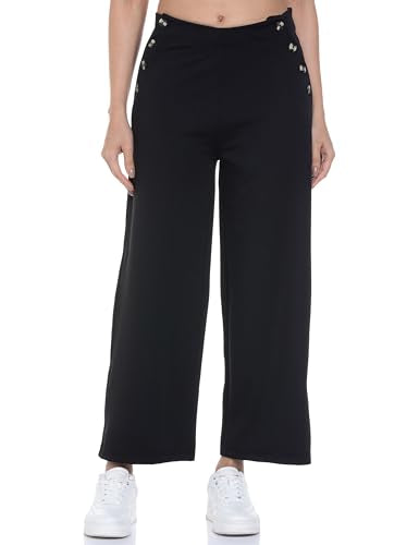 FYLTR Womens Relaxed Dress Pants (FYLAW24WP-503_Black Orchid