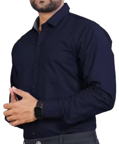 Tee Projekt Casual Cotton Long Sleeve Shirt for Men Formal Wear Regular Wear