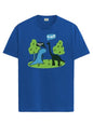 ADRO T Shirts for Boys & Girls | Dinosaur Roar Printed T-Shirt | Ages 3-14 | 100% Cotton Round Neck Tshirt for Boys |KRN-L2-ROAR