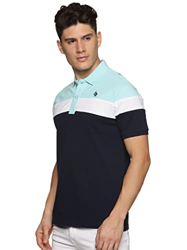 ADRO Premium Cotton Multicolor Polo T-Shirt for Men (PN23-S5-MIWHNB_Mint)