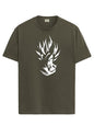 ADRO Tshirt for Men | Printed T Shirt for Men | 100% Cotton T-Shirt |Printed T Shirt | T-Shirts | RN24-GOK-OL-S Olive