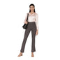 BlissClub AM:PM Cotton Flare Pants -Tall Above 55, Highwaisted, Wide Waistband, 4 Pockets, 95% Cotton