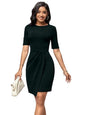 OOMPH! Womens Western & Fusion wear Stetchable Party Dress for Women, Green - md959