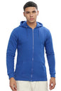 ADRO Men's Cotton Neck Hooded Sweatshirt (ZHH-24-PLN-RB-XL_Royal Blue)