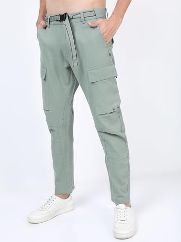 Ketch MenS Relaxed Casual Pants (Khtr000297_Slate Grey