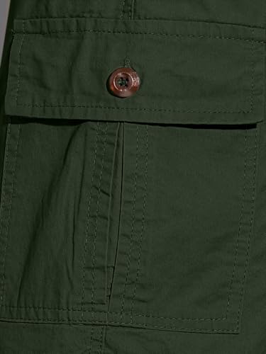 Greciilooks MenS Casual Shorts (Gl-M.Short-Sh339_Green