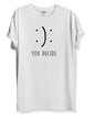 ADRO You Decide Mens Printed T-Shirts (RNR-M-DEC-WH_White_XL)