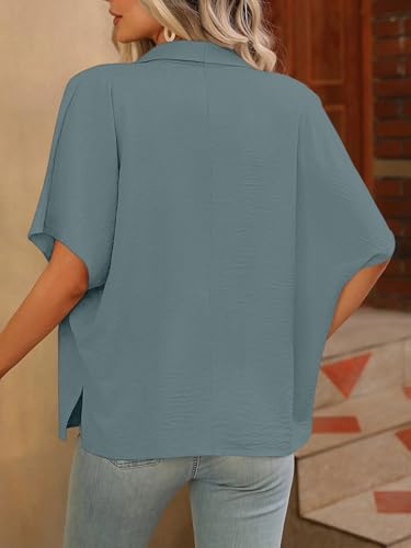 Greciilooks Regular Fit Shirt For Women (Gl-W.Top-W2405_Grey