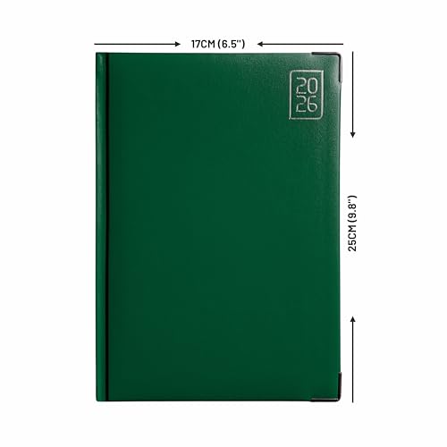 Anupam Fash 2026 Diary With Dates, 2026 Daily Planner Month Cut Index Full Page For Monday-Friday And Saturday-Sunday In One Pag