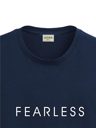 ADRO Tshirt for Men | Printed T Shirt for Men | 100% Cotton T-Shirt |Printed T Shirt | T-Shirts | RN24-FRL-NB