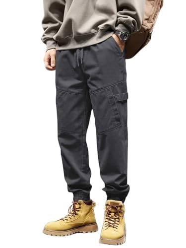 Leriya Fashion MenS Cargo Pants With Pockets | Cotton Joggers For Men | 6 Pocket Jeans Pant | Casual Trousers For Men (Lf-Tp-11