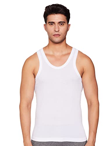 RUPA FRONTLINE Sleeveless Vest for Men, 100% Cotton Material, Round Neck, Pack of 3