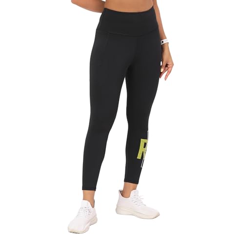 Enamor Womens Skinny Leggings (A606_JetBlack Run Faster