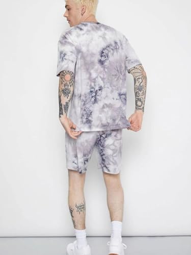 OM SAI LATEST CREATION Lycra Unisex Night Dress || Tie-Dye Night Wear Beach Wear Summer Wear Short Pajama Set || Sleepwear Loung