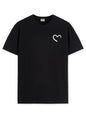 ADRO T-Shirts for MenChest Printed T-Shirt for MenCotton Tshirt for Men|RN24-STICK-HALF-BL-L Black