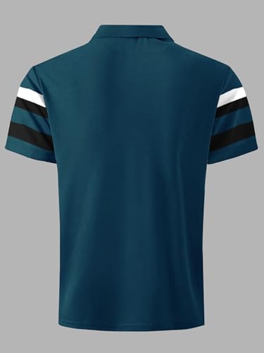 Noble Monk MenS Regular Fit Polo Neck T-Shirt | Half Sleeve | Casual T-Shirt