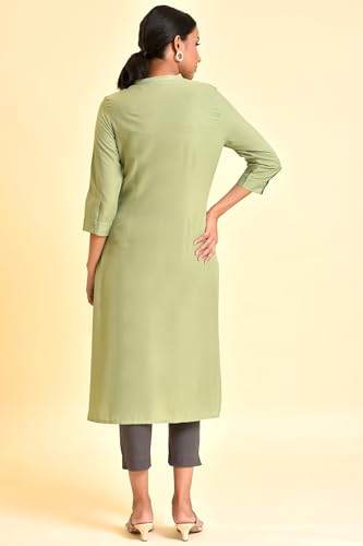 W for Woman Women's Viscose Slim Fit Kurta & Slim Pant