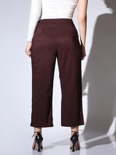 Leriya Fashion WomenS Regular Trousers Pant (Lf-Tr777_Maroon