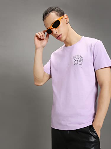Bewakoof X Official Garfield Merchandise Mens Mr.Chopper Graphic Print 100% Cotton T-Shirt - Regular Fit, Round Neck, Half Slee