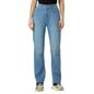 Women Blue High Waist Straight Fit Jeans