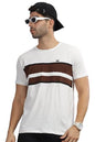 ADRO Tshirt for MenMulti Color T-Shirt for MenCotton T-ShirtMens TshirtRN8-24-WHBR-XL