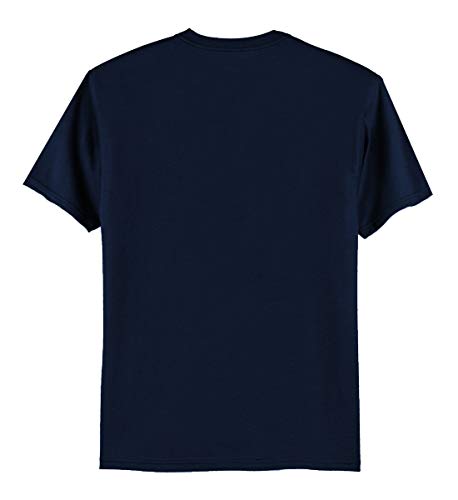 ADRO Be A Warrior Design Printed T-Shirt for Men (RNR-S36-WAR-NB_Navy)
