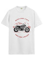 ADRO Men's Royal Bike Design Printed 100% Cotton T-Shirt - Regular Fit, Printed T-Shirts for Men (RN24-RYL-WH_White_XL)