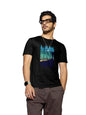 Bewakoof MenS Printed Regular Fit Half Sleeve Round Neck Cotton T-Shirt Black