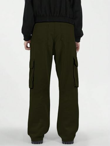 Greciilooks Casual Trousers Pants Green