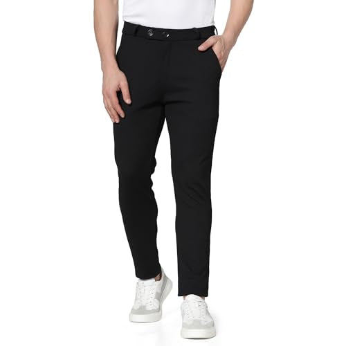 TOPLOT Mens Formal Trousers || Slim Fit Mens Wear Trousers || Stretchable Formal Pant Trousers || Trouser for Men (Formal-5068