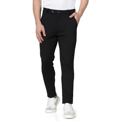 TOPLOT Mens Formal Trousers || Slim Fit Mens Wear Trousers || Stretchable Formal Pant Trousers || Trouser for Men (Formal-5068