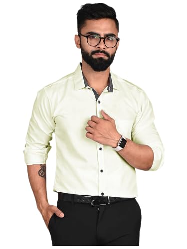 Tee Projekt Casual Shirt for Men Regular Fit Long Sleeve Shirt Suitable for Event Formal Wear