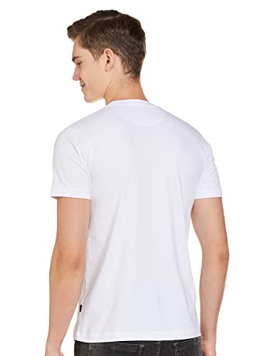 REVOLT Solid Slim Fit Men's Casual Round Neck 100% Cotton T-Shirt-with Graphic Print, Logo Branding