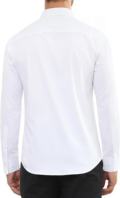 CB-COLEBROOK Mens Cotton Casual Classic Design Button Up Shirt with Chest Pocket, Male Clothes for Spring and Fall Business Occ