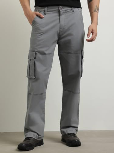 Nobero MenS Straight Casual Pants (1M-Bwcp-R0001_Eiffel Tower