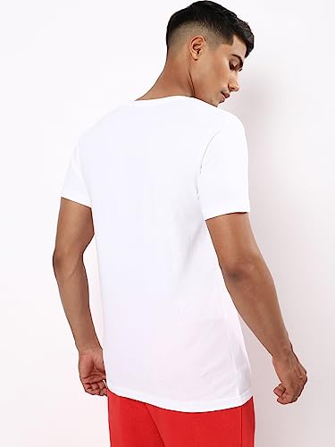 Bewakoof X Official Marvel Merchandise Mens Graphic Printed 100% Cotton T-Shirt (Pack of 2) - Regular Fit, Round Neck, Half Sle