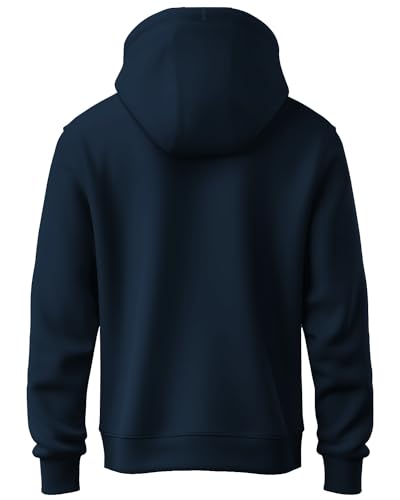 ADRO Mens Hoodies with Jujutsu Kaisen ORA ORA Anime Printed, 100% Cotton 340GSM. (H23-M-ORA-NB_Navy)