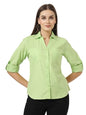 Style Quotient Women Green Solid Double Pocket Shirt