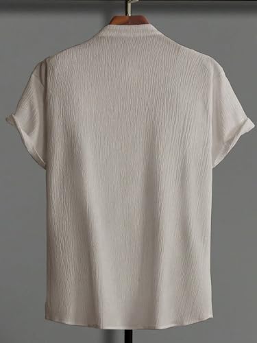 Leriya Fashion MenS Half Sleeve Casual Plain T-Shirt  Stylish & Comfortable Beige